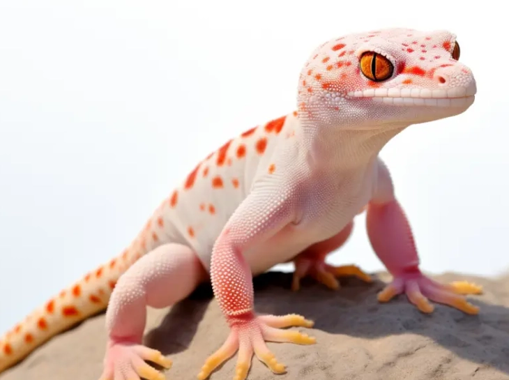 albino leopard gecko