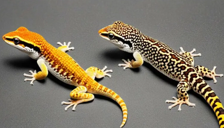 Leopard gecko morphs comparison Leopard gecko morphs comparison