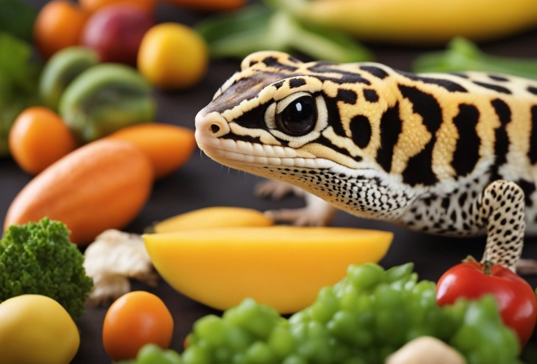 can leopard geckos eat vegetables