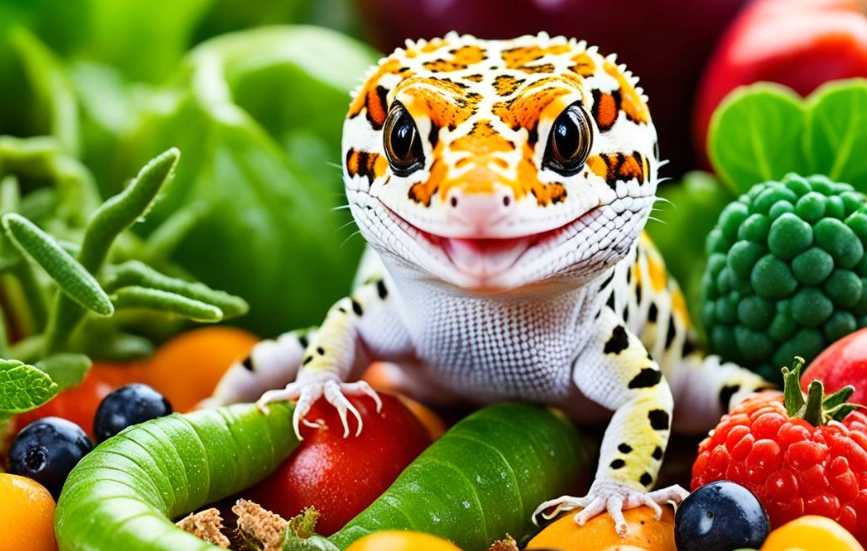 leopard gecko food
