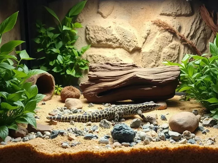 scorpion tailed gecko habitat setup